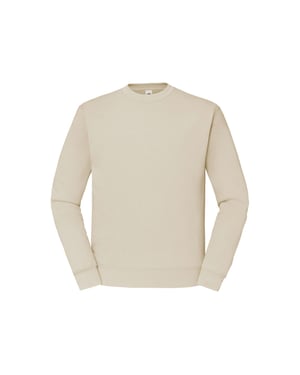 Fruit of the Loom Klassisk Set-in Sweatshirt för herrar (Naturligt)