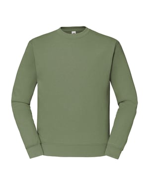 Fruit of the Loom Heren Klassiek Ingelegd Sweatshirt (Klassieke Olijf)