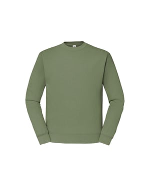 Fruit of the Loom Klassisk Set-in Sweatshirt för herrar (Klassisk olivolja)