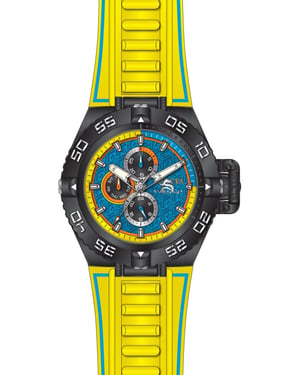 INVICTA Subaqua 49877 Herrklocka - Kvartsrörelse - Rostfritt Stål med Blå Urskiva - 50 mm