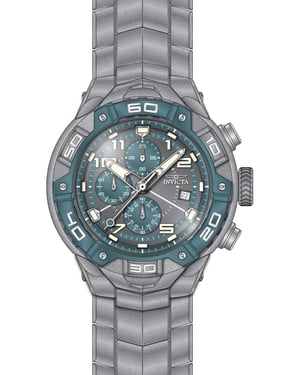 INVICTA Speedway 49881 Herenhorloge - Quartz Uurwerk - Roestvrij Staal met Grijze Wijzerplaat - 50 mm