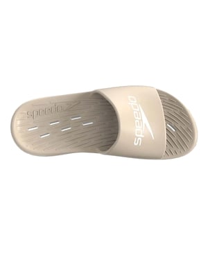 Speedo Heren One Piece Am Sliders (Crème)