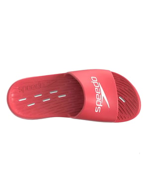Speedo Heren One Piece Am Sliders (Rood, Wit)