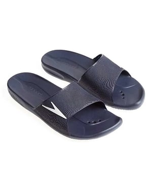 Speedo Heren Atami II Max Slides (Marine, Wit)