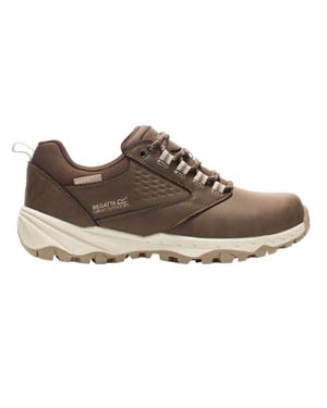 Regatta Dames/Dames Amble Synthetisch Leren Waterdichte Wandelschoenen (Kastanje/warm beige)
