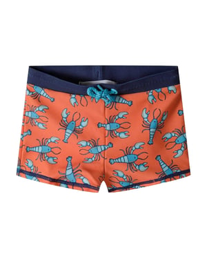 Minoti Jongens Kreeft Zwemshort (Oranje)