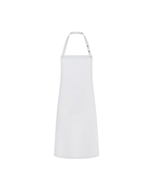 Karlowsky Santorini Press Stud Bib förkläde (Vit)