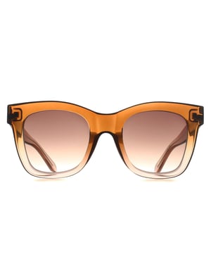 Quay Square Womens Coffee Doe Fade Brown Gradient After Hours