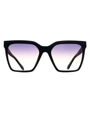 Quay Square Womens Matte Black Dusk Poppy Gradient Level Up