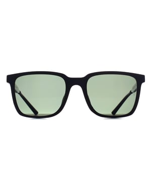 Oliver Peoples Rectangle Mens Semi-Matte Black G-15 Polarized OV5553SU Mr Federer