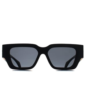 Versace Square Womens Black Dark Grey VE4497U