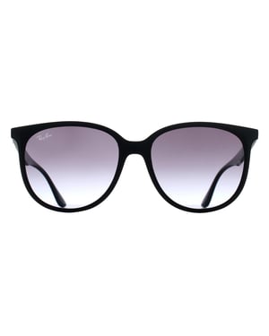 Ray-Ban Square Womens Black Grey Gradient RB4378