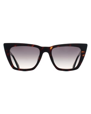 Quay Cat Eye Womens Dark Tortoise Smoke Transparent Call The Shots