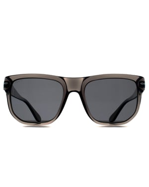 Persol Square Unisex Opal Smoke Dark Grey Polarized PO3306S