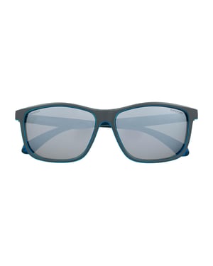 Superdry Rectangle Mens Matte Grey Blue Silver Mirror Polarized SDS-5014