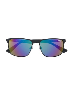 Superdry Rectangle Mens Rubber Black Oil Slick Mirror SDS Ace
