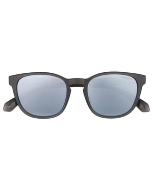 Superdry Round Mens Transparent Grey Silver Mirror SDS-5038