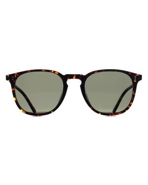 Oliver Peoples Round Unisex Atago Tortoise G-15 Polarized OV5491SU Finley