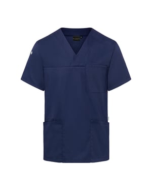 Karlowsky Heren Essential Werk tuniek met korte mouwen (Marine)
