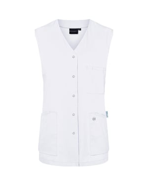 Karlowsky Dames/Dames Essential mouwloze werktuniek (Wit)