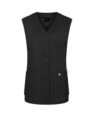 Karlowsky Dames/Dames Essential mouwloze werktuniek (Zwart)