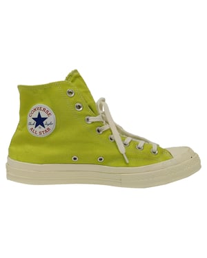 Comme des Garçons Play x Converse Chuck 70 hoge sneakers in groen canvas