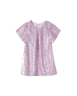 Minoti Meisjes Pailletten Fladderjurk (Roze)