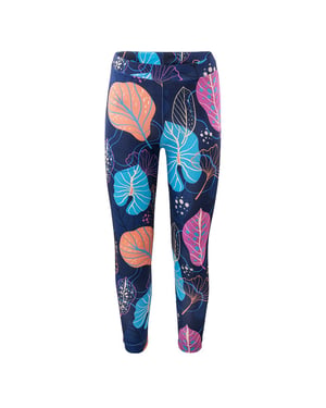 Bejo Meisjes Pike Tropical Leaves Legging (Marine)