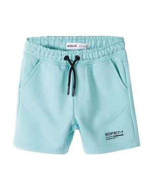 Minoti Jongens Fleece Korte Broek (Groen)