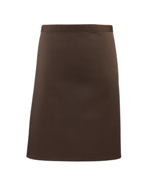 Premier Unisex Volwassenencollectie Halflang Taille Schort (Bruin)