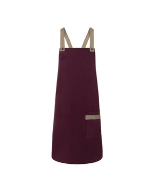 Karlowsky Urban-look slabbenschort met kruisband en zakken (Aubergine)