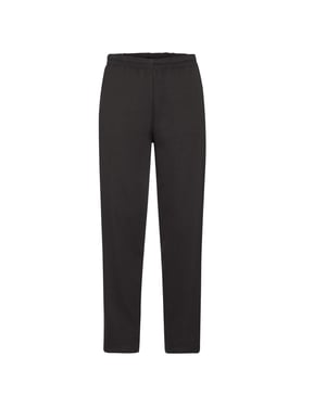 Fruit of the Loom Joggingbyxor med öppen fåll för män (Svart)