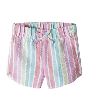 Minoti Gestreepte shorts voor meisjes (Veelkleurig)
