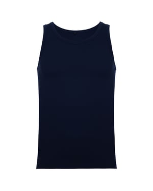Roly Heren Texas Plain Tank Top (Marineblauw)