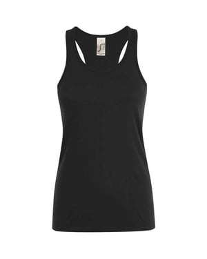 SOLS Dames/Dames Justin Tanktop (Diep zwart)