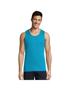 SOLS Heren Sportieve Tank Top (Aqua)