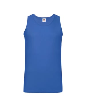 Fruit of the Loom Unisex Adult Valueweight Athletic Tank Top (Koningsblauw)