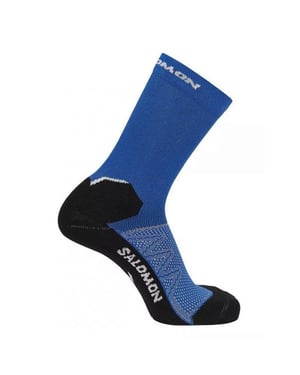 Salomon Volwassen uniseks Speedcross Crew Sokken (Blauw)