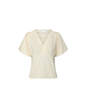 Neo Noir irina poplin blouse 162219 416 butter yellow
