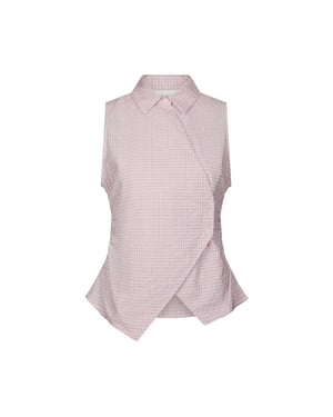 Neo Noir celest check top 169021 754 light pink