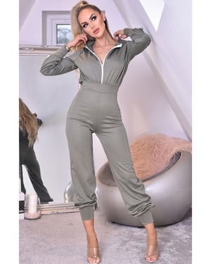 Catwalk Tanya hooded loungewear jumpsuit