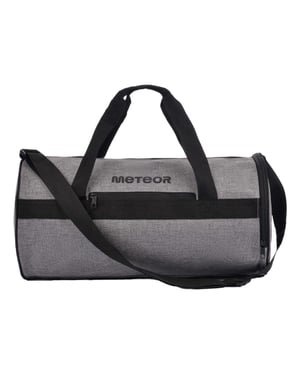 Meteor Sirin 25L Duffeltas (Zwart/Grijs)