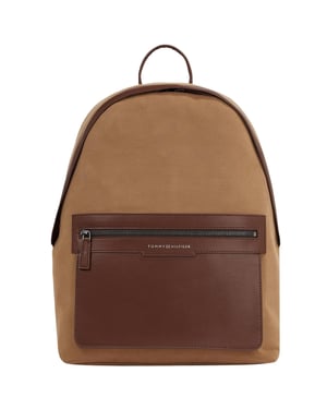 Tommy Hilfiger Rugzak van rundleer (Bruin)