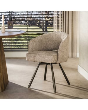 Hoyz eetkamerstoel cross - 56x58x81 cm set van 2