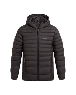 Craghoppers Mens Compresslite IX Hooded Padded Jacket (Black)