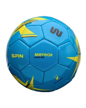 Meteor Spin 5 Voetbal (Blauw)