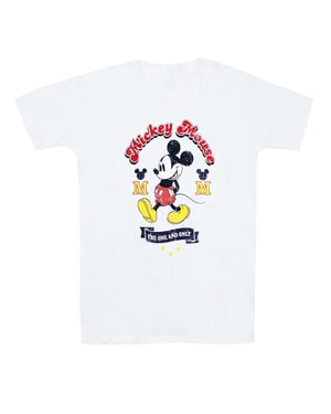 Disney Unisex Adult One & Only Mickey Mouse T-Shirt (White)
