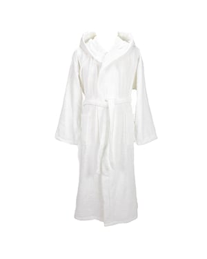 ARTG Robe med huva för damer/damer (Vit)