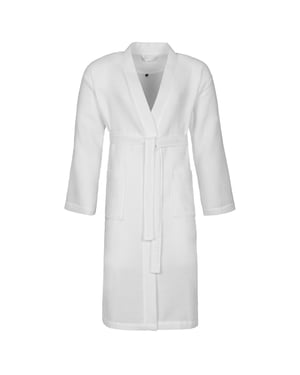 Vossen Wellington badjas voor volwassenen (Wit)