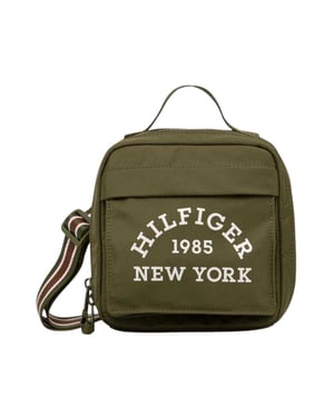 Tommy Hilfiger Reportertas voor kinderen (Kaki Groen)